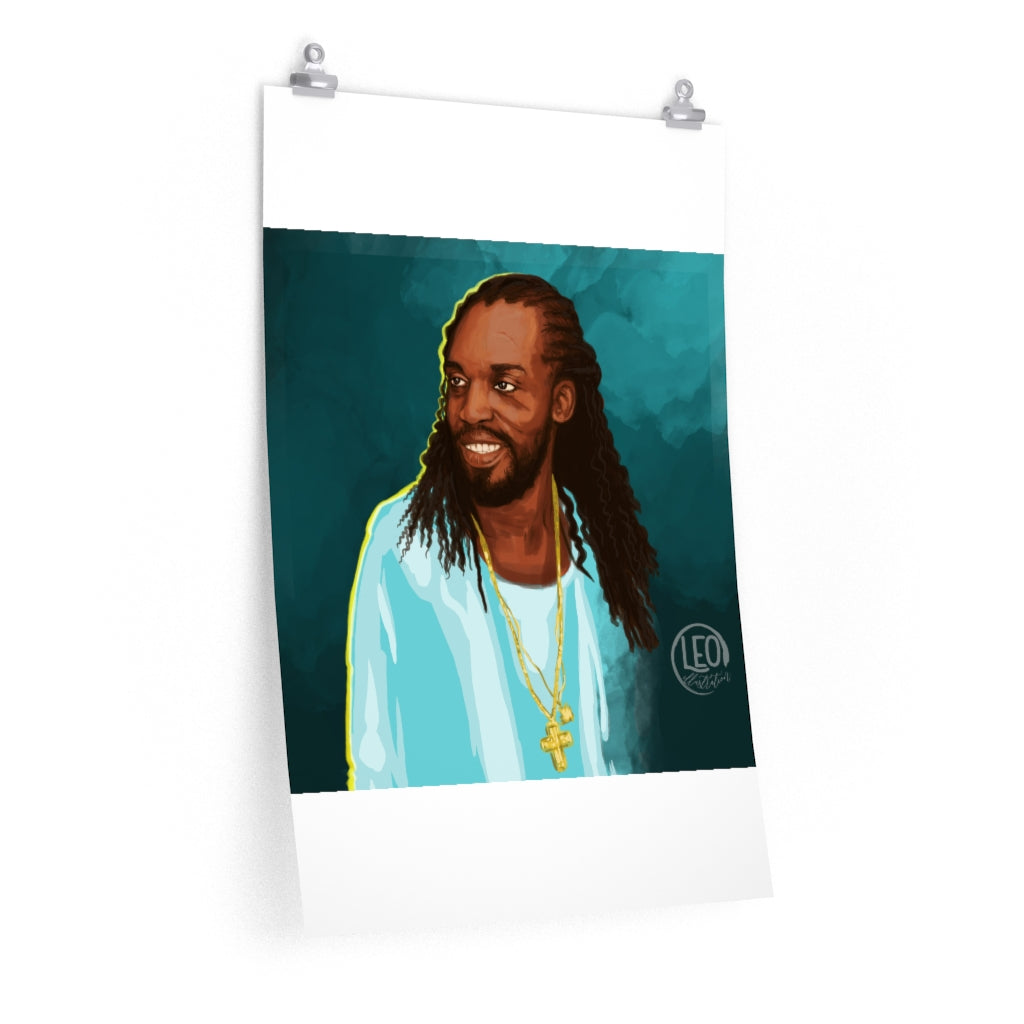 Mavado art portrait from Leonora, print it on a fine poster in good quality!