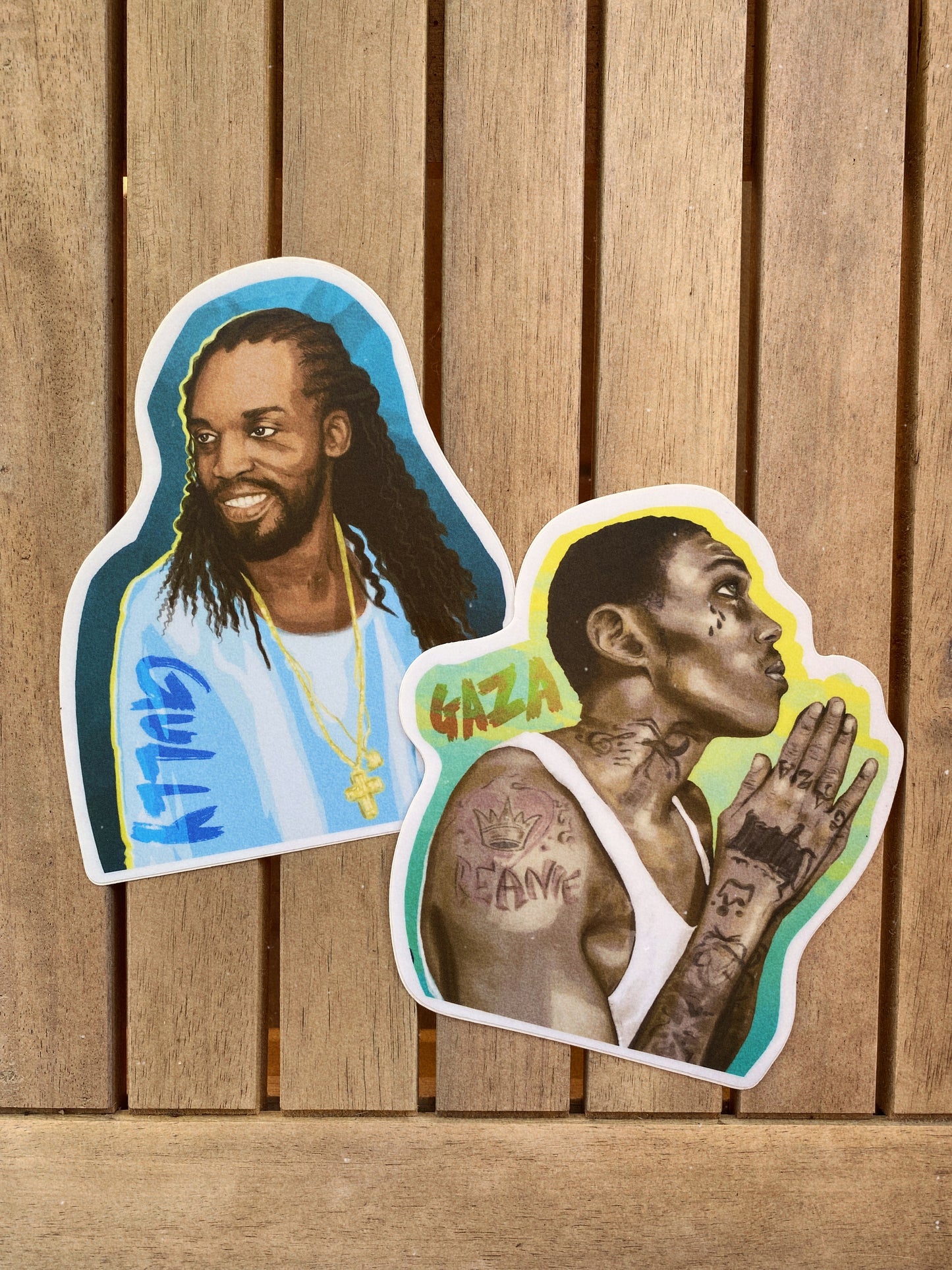 Reggae Dancehall Gully sticker from Leonora, print it in good quality!