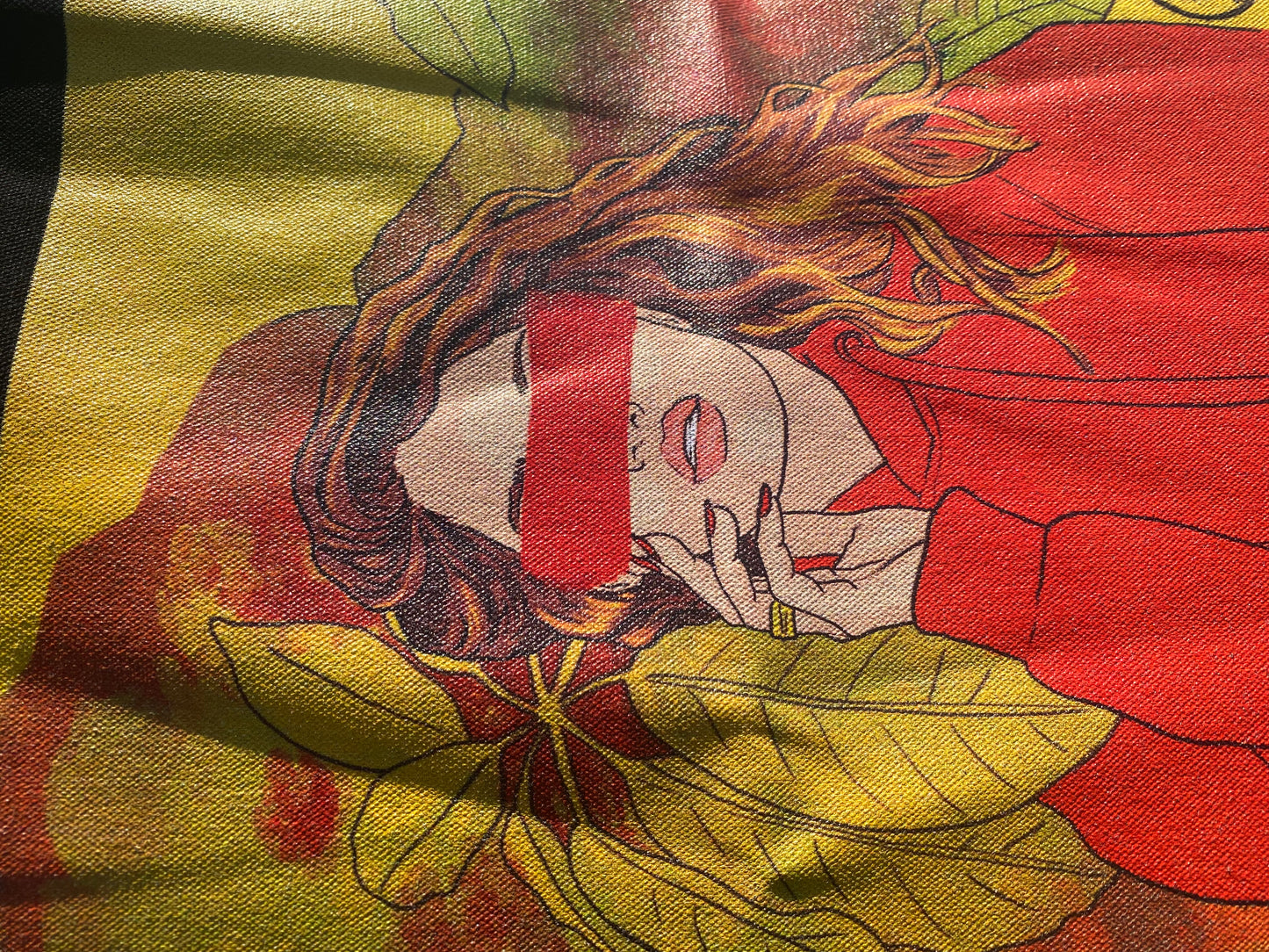 MIA Digital Art tote bag from Leonora, print it on a fine sweatshirt in good quality! Reggae and Dancehall Art prints!