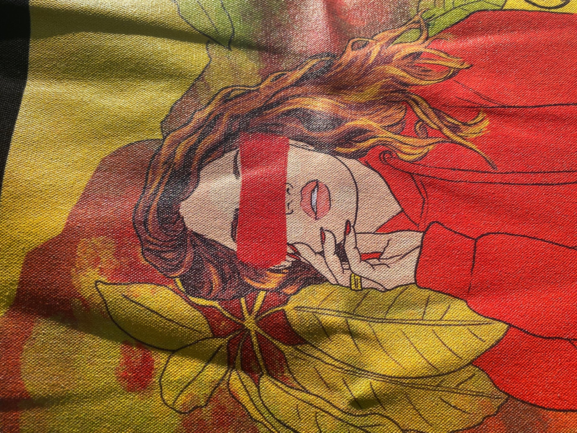 MIA Digital Art tote bag from Leonora, print it on a fine sweatshirt in good quality! Reggae and Dancehall Art prints!